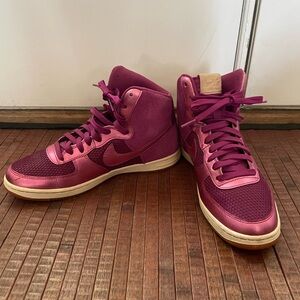 Rare Pink Nike High Top AF1s in Great Condition